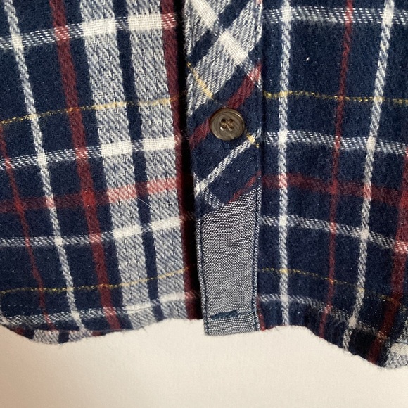 Name It Boys Size 7-8Y, Button Down Plaid Flannel Shirt - Picture 7 of 13